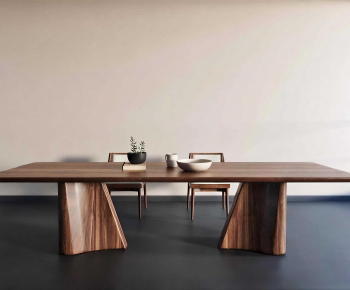 Wabi-sabi Style Dining Table And Chairs-ID:173000104