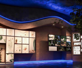 Modern Exhibition Hall-ID:551958087