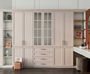 Modern Clothes Storage Area-ID:406332029