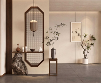 New Chinese Style Hallway-ID:688493974