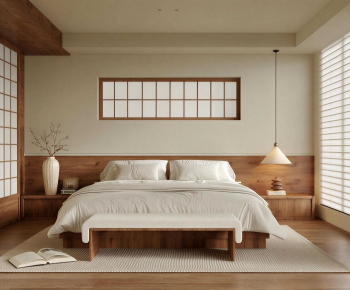 Japanese Style Bedroom-ID:416237122