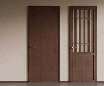 Wabi-sabi Style Single Door-ID:995238079
