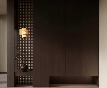 New Chinese Style Shoe Cabinet-ID:374778032