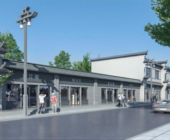 New Chinese Style Commercial Street-ID:948076966