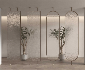 Modern Glass Screen Partition-ID:343682055