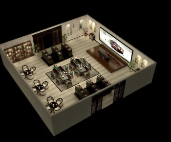 New Chinese Style Tea House-ID:849790617