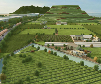 Modern Architectural Bird's-eye View Planning-ID:427369122