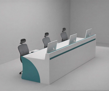 Modern Reception Desk-ID:854197033