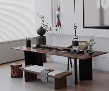 New Chinese Style Tea Tables And Chairs-ID:226258042
