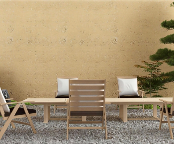 Japanese Style Outdoor Tables And Chairs-ID:548319814