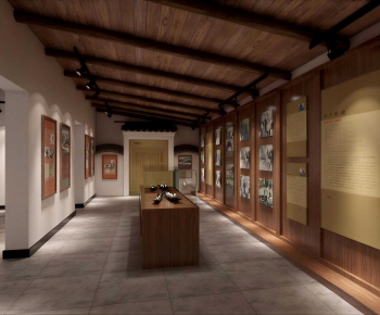 New Chinese Style Exhibition Hall-ID:591775898