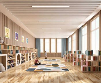 Modern Children's Reading Room-ID:988380917