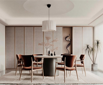 Wabi-sabi Style Dining Room-ID:395157106
