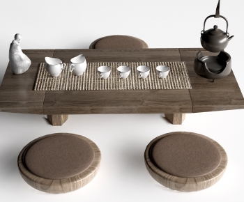 New Chinese Style Tea Tables And Chairs-ID:552364115
