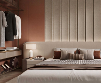 Modern Double Bed-ID:161429887