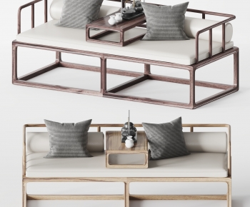 New Chinese Style A Sofa For Two-ID:992510082