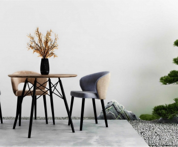 Modern Dining Table And Chairs-ID:754591941