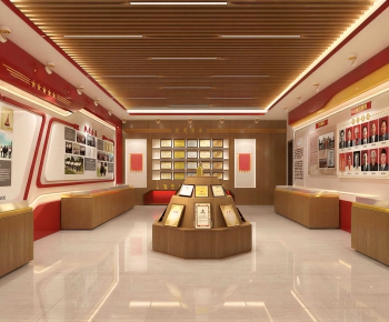 Modern Exhibition Hall-ID:776658061