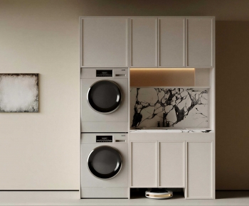 Modern Laundry Cabinet-ID:147970913