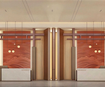 New Chinese Style Lobby Hall-ID:562217951