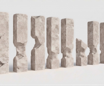 Wabi-sabi Style Column-ID:358910671