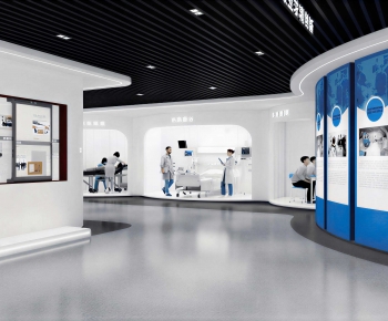 Modern Exhibition Hall-ID:727799893