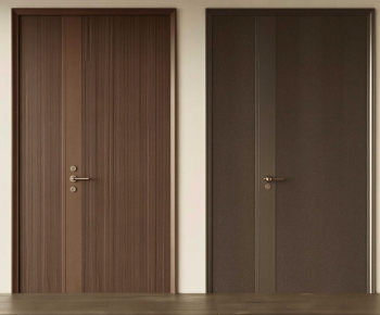 Modern Unequal Double Door-ID:669313919