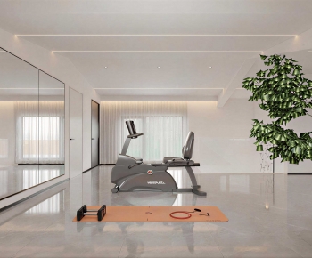 Modern Home Fitness Room-ID:999862916