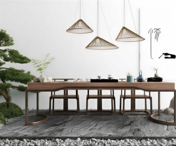 New Chinese Style Tea Tables And Chairs-ID:938919075
