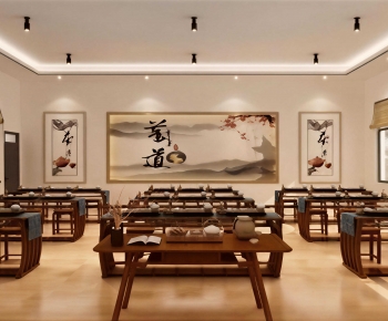 New Chinese Style School Classrooms-ID:445996052