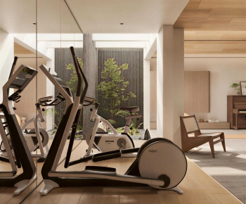 Modern Home Fitness Room-ID:898188117