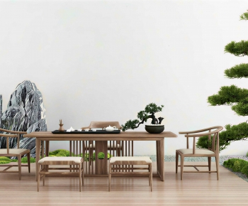 Modern Tea Tables And Chairs-ID:857188944