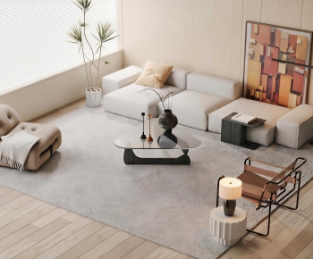 Wabi-sabi Style Sofa Combination-ID:771595957