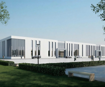 Modern Appearance Of Commercial Building-ID:571883922