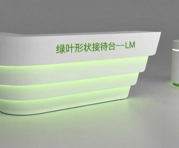 Modern Reception Desk-ID:661427974