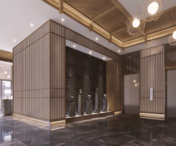 New Chinese Style Lobby Hall-ID:318685055