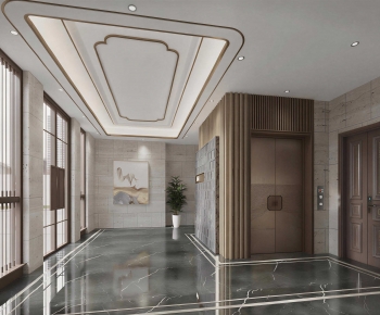 New Chinese Style Lobby Hall-ID:171298983
