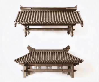 New Chinese Style Building Component-ID:397484063