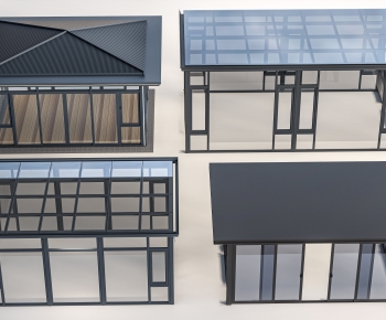 Modern Glass Sunshine Room-ID:199450025