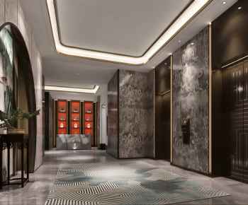 New Chinese Style Lobby Hall-ID:561247115