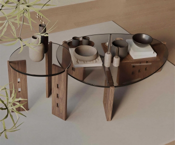 Wabi-sabi Style Coffee Table-ID:243720054