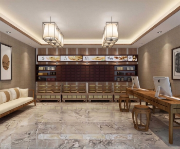 New Chinese Style Pharmacy-ID:857245926