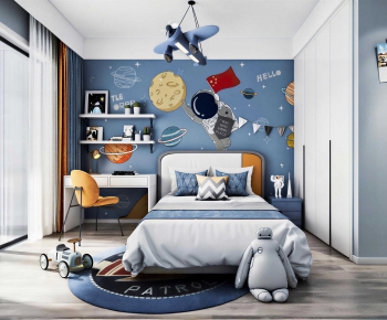 Modern Boy's Room And Son's Room-ID:420965914