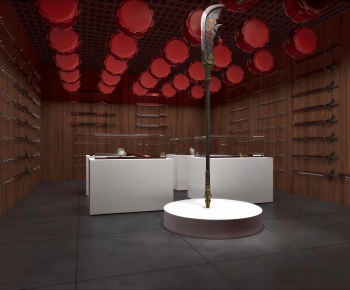 New Chinese Style Exhibition Hall-ID:337998925