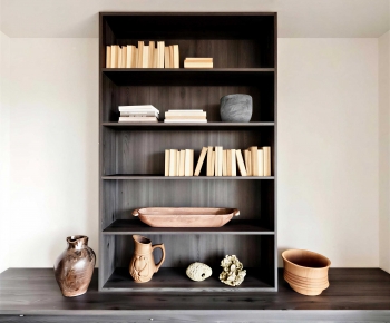 Wabi-sabi Style Bookcase-ID:154966123