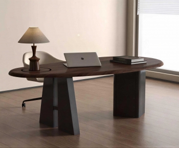 Modern Computer Desk And Chair-ID:540358079