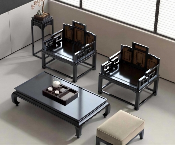 New Chinese Style Lounge Chair-ID:785360108