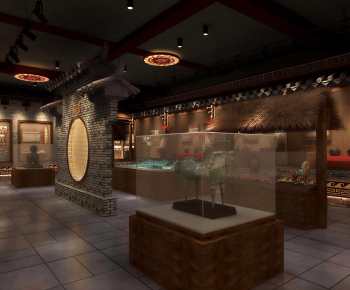 Chinese Style Exhibition Hall-ID:432323933