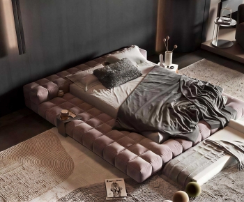 Modern Double Bed-ID:794987927