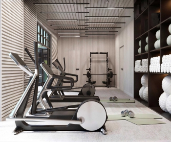 Modern Home Fitness Room-ID:744409697